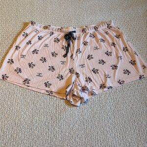 Life is Good Pink Floral Sleep Shorts